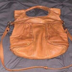 Elegant Elliot Lucca Tan Leather Women's Bag